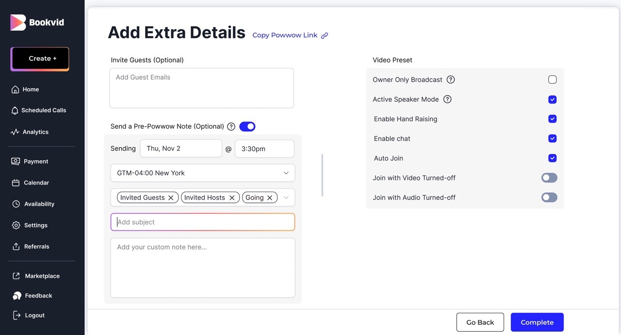 Bookvid - Live Video Booking Marketplace screenshot 4