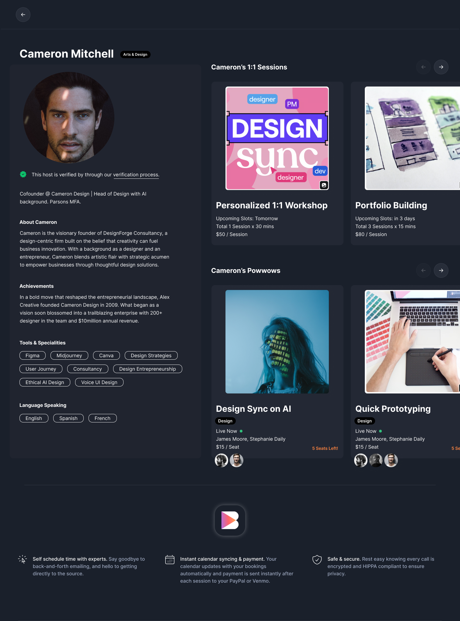 Bookvid - Live Video Booking Marketplace screenshot 8