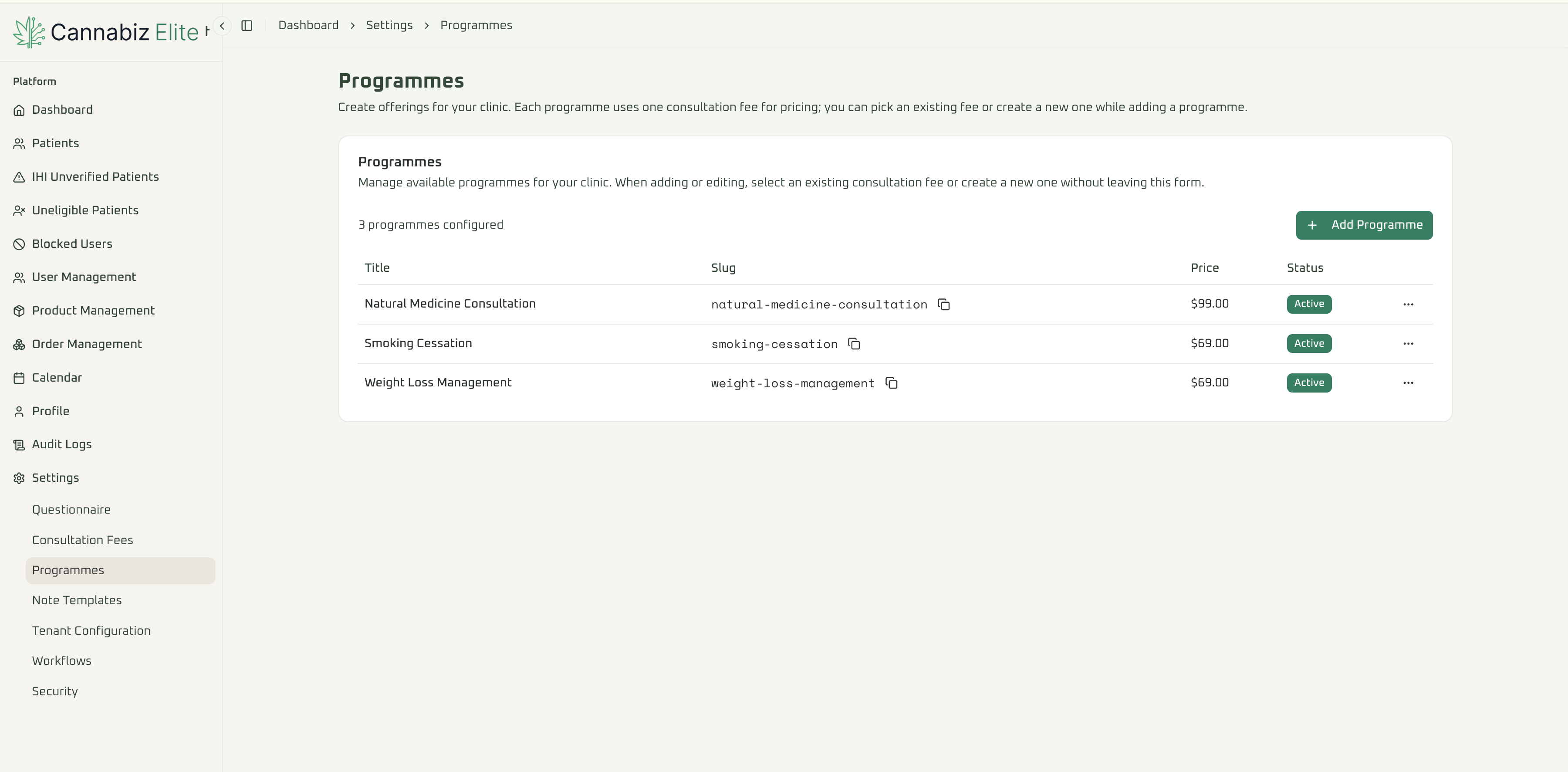 Clinic Management System - Cannabiz Elite (Australia) screenshot 4