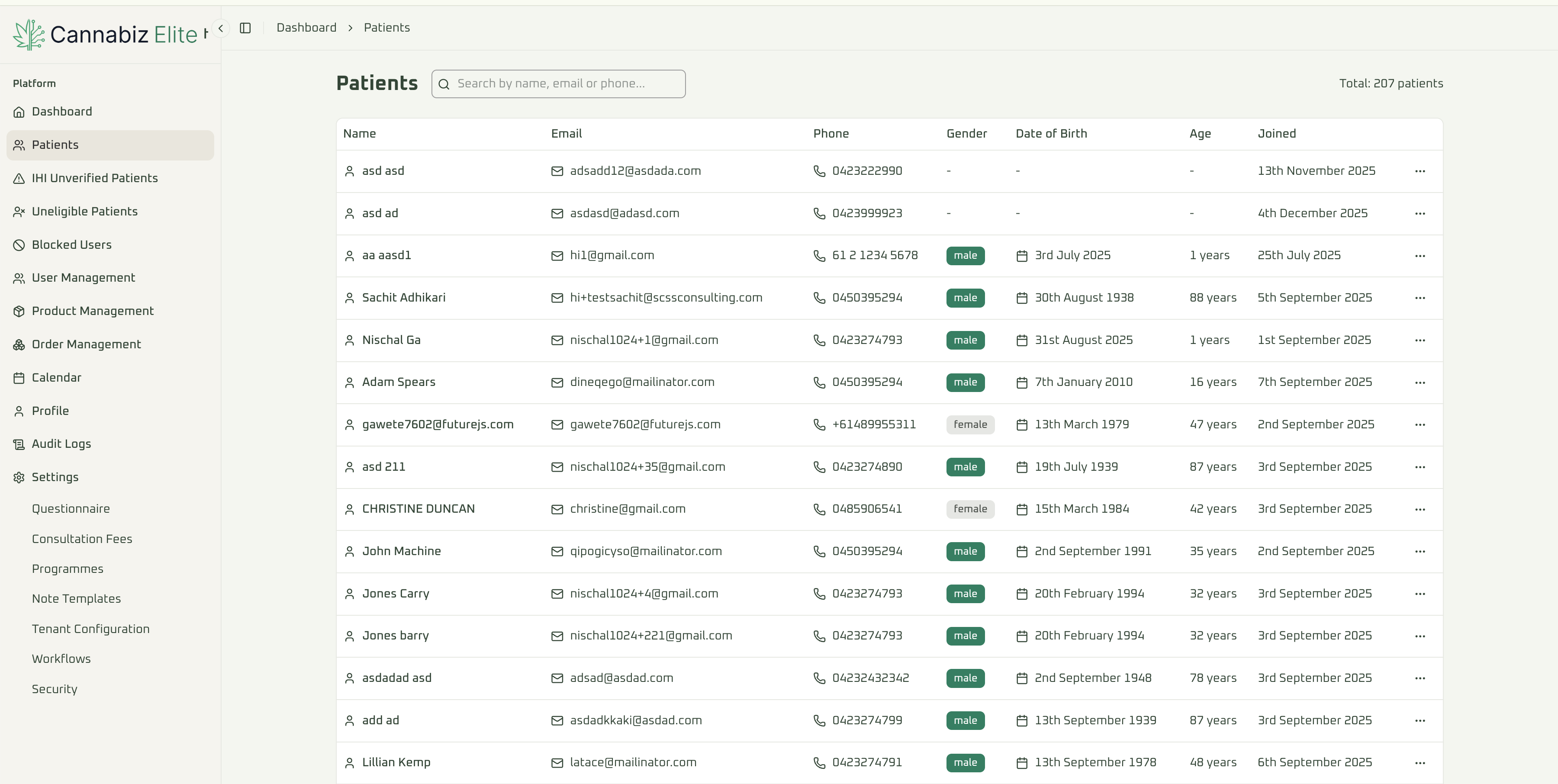 Clinic Management System - Cannabiz Elite (Australia) screenshot 14