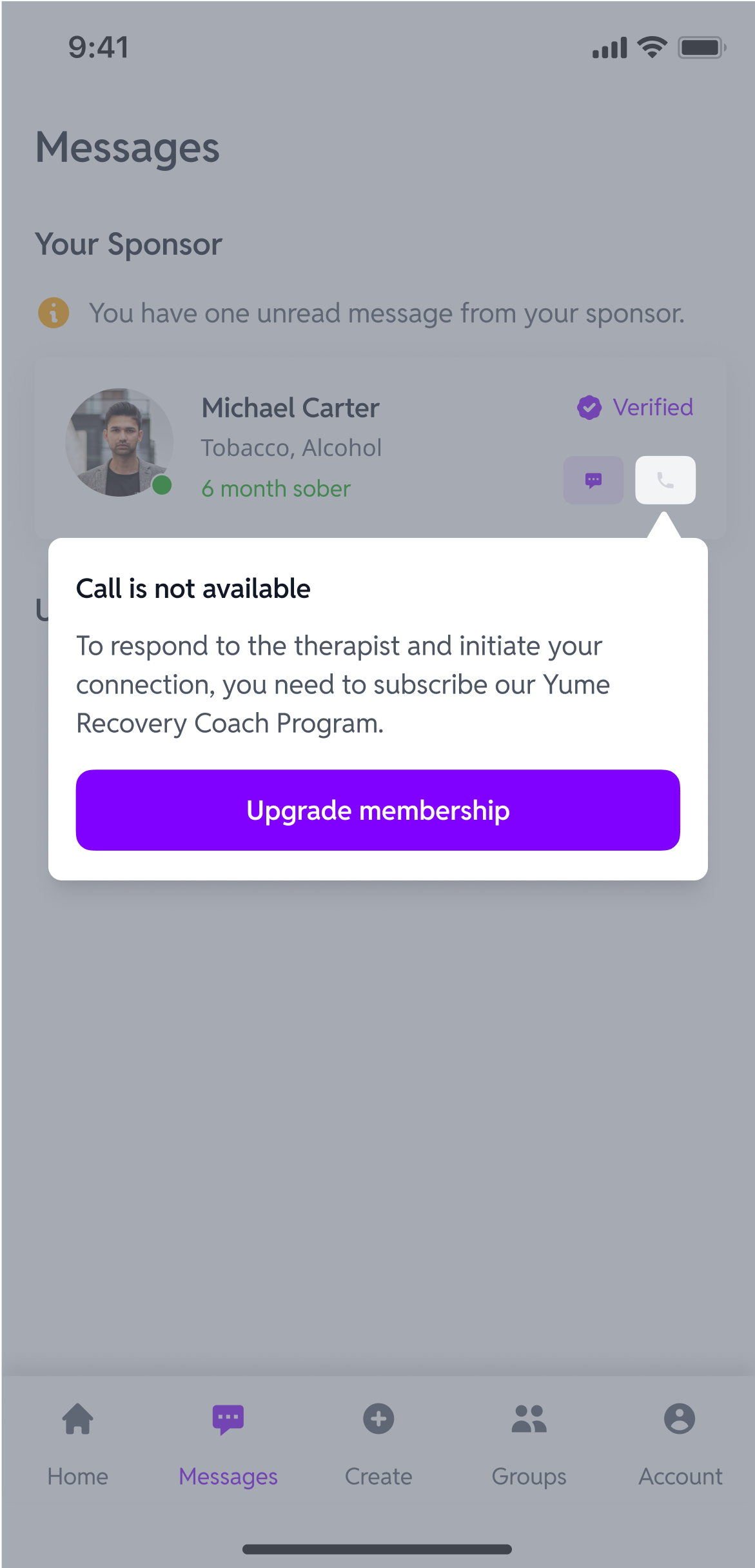 Gambling Recovery App - Yume screenshot 4